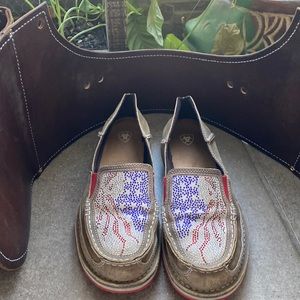 Ariat slip ons beaded